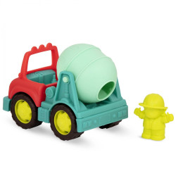 3 mini camions de chantier avec figurines - B. Toys