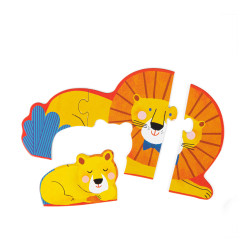Puzzles évolutifs animaux Les Toupitis - Moulin Roty