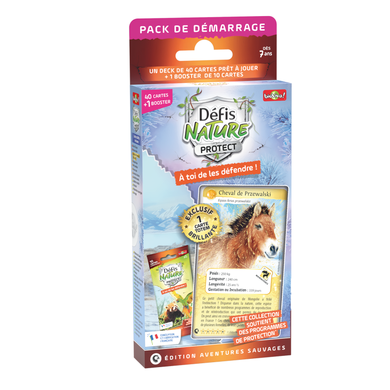 Pack De Démarrage Défis Nature Protect - Cheval de Przewalski - Bioviva