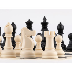 Jeu d'échecs de voyage 38x38 cm en silicone et plastique avec étui de rangement - Loisirs Nouveaux