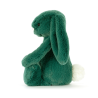 Peluche Lapin Bashful vert sarcelle 18 cm - Jellycat