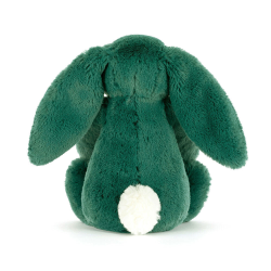 Peluche Lapin Bashful vert sarcelle 18 cm - Jellycat