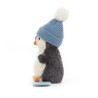 Peluche Peanut le pingouin sur snowboard 12 cm - Jellycat