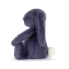 Peluche Bashful Lapin bleu saphir 18 cm - Jellycat