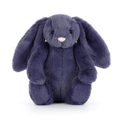 Peluche Bashful Lapin bleu saphir 18 cm - Jellycat