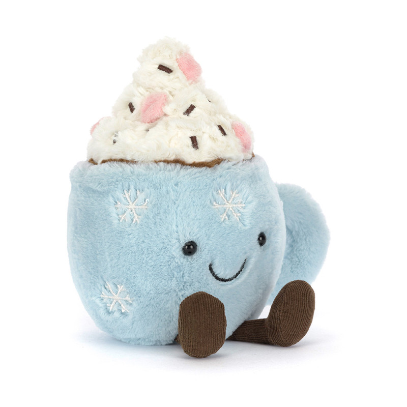 Peluche Chocolat chaud aux guimauves Amuseables 21cm - Jellycat