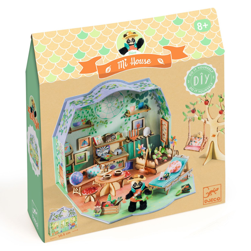 Mi House Olive - Kit créatif maison miniature DIY - Djeco