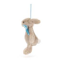 Lapin Bashful beige à suspendre 13 cm - Jellycat