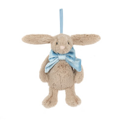 Lapin Bashful beige à suspendre 13 cm - Jellycat