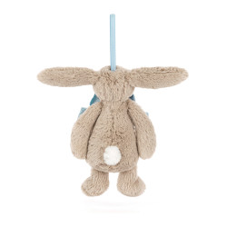 Lapin Bashful beige à suspendre 13 cm - Jellycat