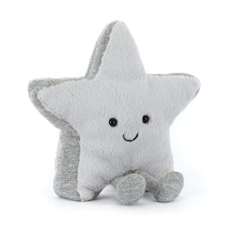 Peluche Etoile argenté Amuseables 17 cm - Jellycat