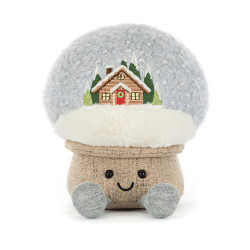Peluche Boule à neige Amuseables 20 cm - Jellycat