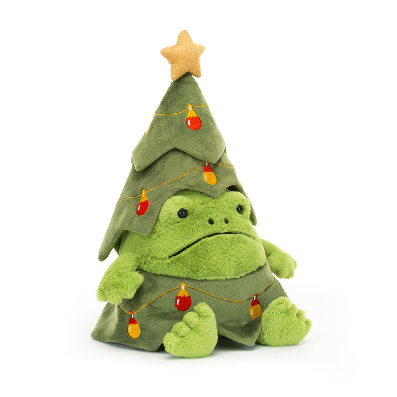 Peluche Sapin de Noël Ricky la Grenouille 29 cm - Jellycat