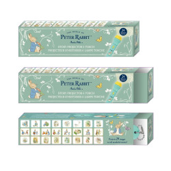 Projecteur d'histoires et lampe de poche Peter Rabbit - Trousselier