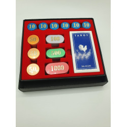 Coffret tarot en carton 120 jetons - Jeux Chavet