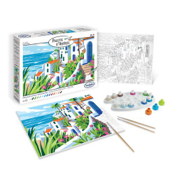 Peinture par numéros La Riviera Palette d'artiste - Sentosphère