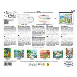Peinture par numéros La Riviera Palette d'artiste - Sentosphère