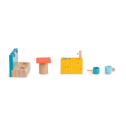 Van en bois - La Grande Famille - Moulin Roty