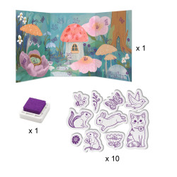 Coffret 6 activités créatives - Fluffy box - Djeco