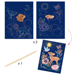 Coffret 6 activités créatives - Fluffy box - Djeco