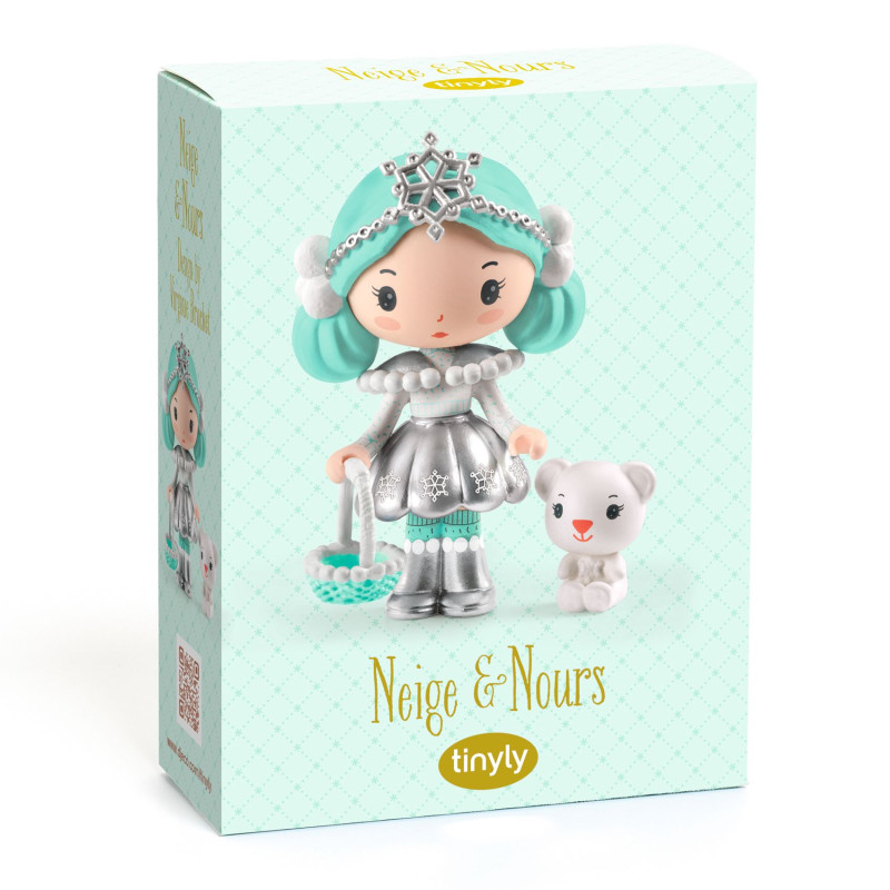 Figurines Tinyly : Neige et nours - Djeco
