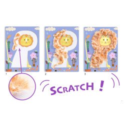 Laine et scratch Tout poilus - Djeco