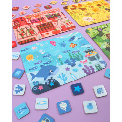 Mon jeu de cherche et trouve des tout-petits - Les Couleurs - Auzou