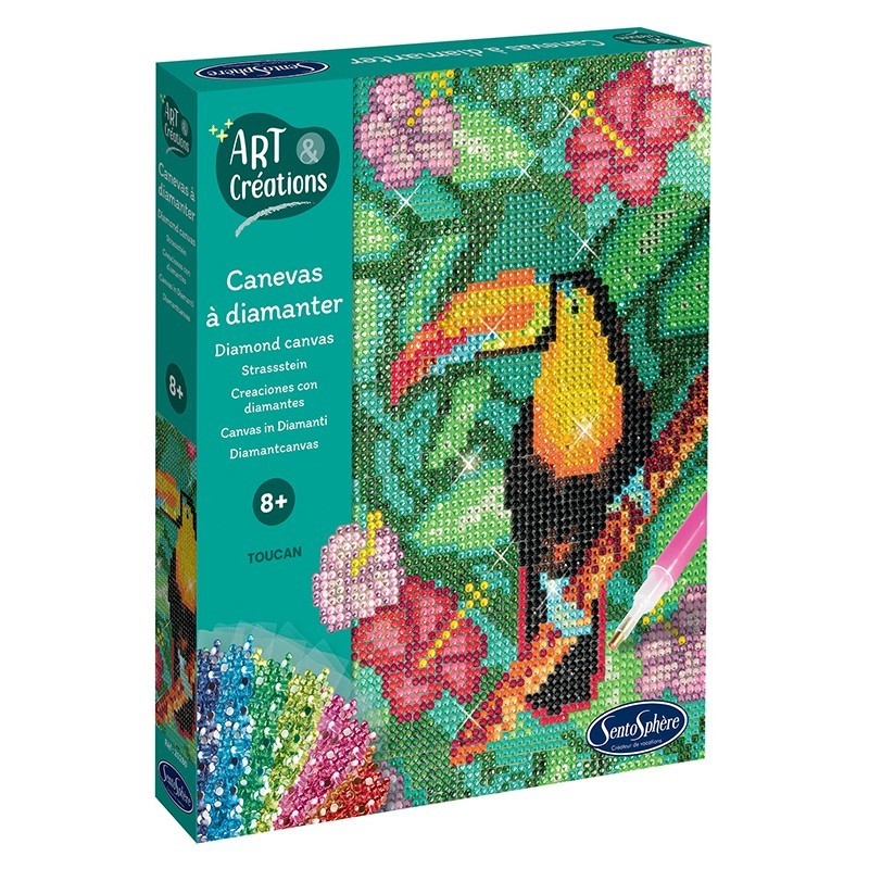 Canevas à diamanter Toucan - Sentosphère