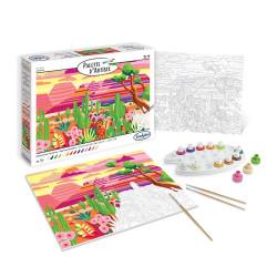 Peinture par numéros - Arizona - Palette d'artiste - Sentosphère