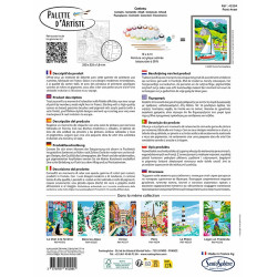 Peinture par numéros - Pont-Aven - Palette d'artiste - Sentosphère