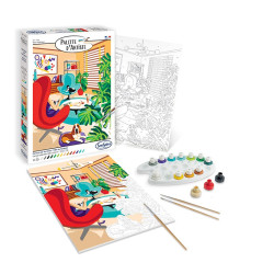 Peinture par numéros - Mon intérieur - Palette d'artiste - Sentosphère