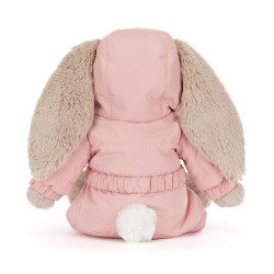 Peluche Lapin Bashful en combinaison de ski 31 cm - Jellycat
