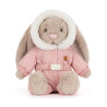 Peluche Lapin Bashful en combinaison de ski 31 cm - Jellycat