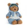 Peluche Bartholomew l'ours en combinaison de ski 26 cm - Jellycat