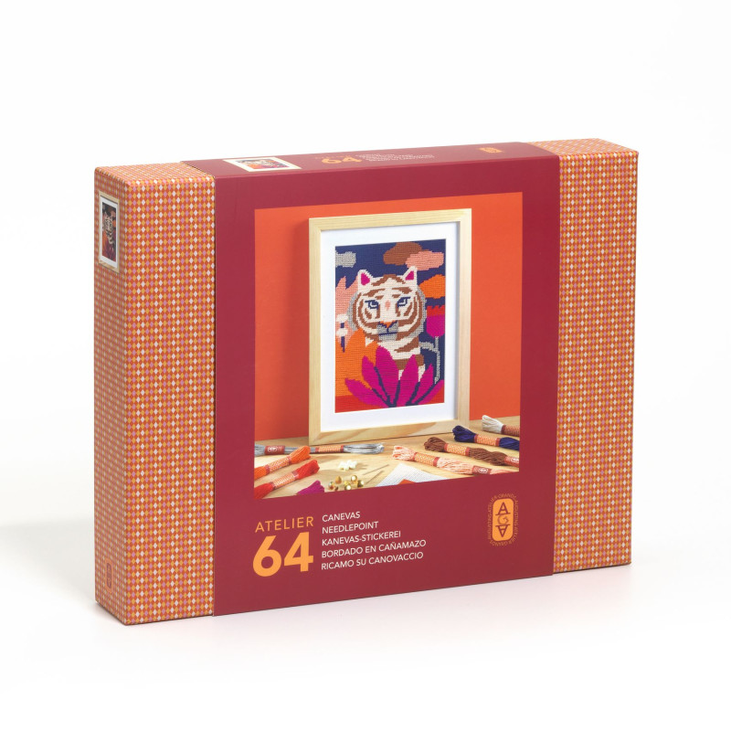 Atelier 64 Canevas Tigre - Atelier Grands Augustins Par Djeco