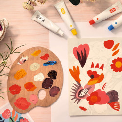 Atelier 23 Mélange De Couleurs Fleurs - Atelier Grands Augustins Par Djeco