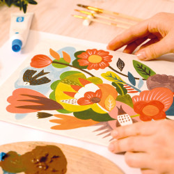 Atelier 23 Mélange De Couleurs Fleurs - Atelier Grands Augustins Par Djeco