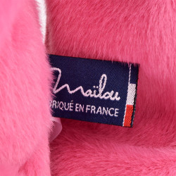 Peluche Lapin Méloé rose bubble gum 56 cm - Maïlou