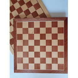 Echiquier en bois - bords...