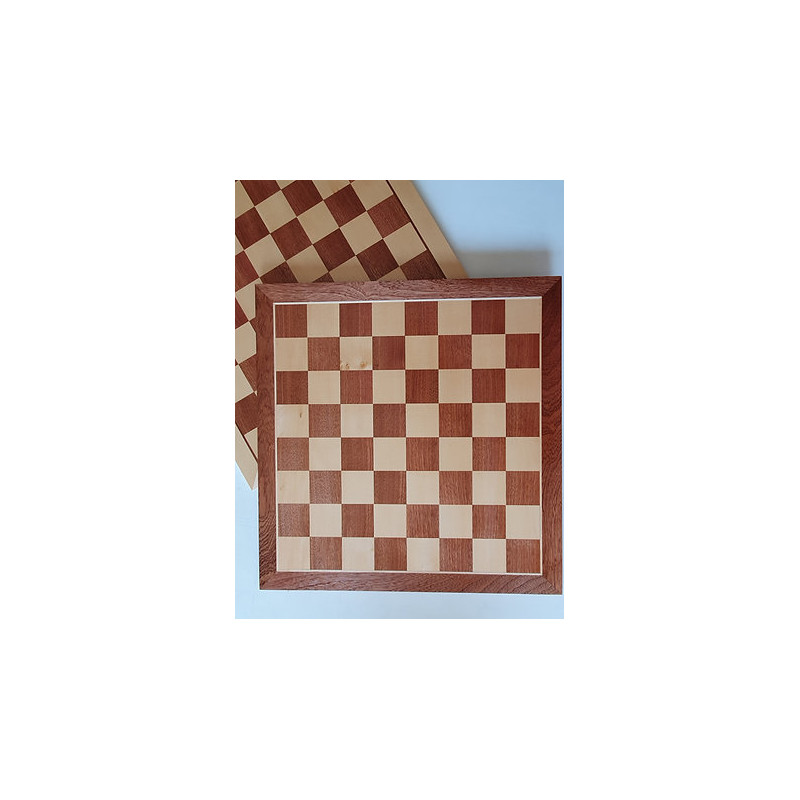 Echiquier en bois - bords foncés - Case 50 cm - Jeux Chavet