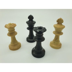 Echecs - Pièces en buis Taille Numéro 5 Plombé Feutré - Jeux Chavet
