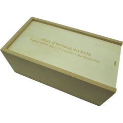 Echecs - Pièces en buis Taille Numéro 5 Plombé Feutré - Jeux Chavet