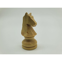 Echecs - Pièces en buis Taille Numéro 5 Plombé Feutré - Jeux Chavet