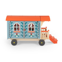 Roulotte en bois Les...