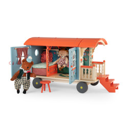 Roulotte en bois Les Minouchkas - Moulin Roty