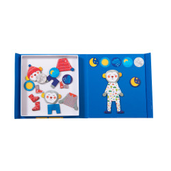 Jeu magnétique je m'habille - Les Popipop - Moulin Roty