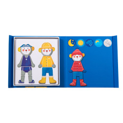 Jeu magnétique je m'habille - Les Popipop - Moulin Roty