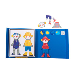 Jeu magnétique je m'habille - Les Popipop - Moulin Roty