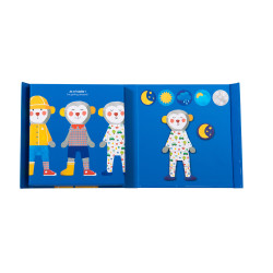 Jeu magnétique je m'habille - Les Popipop - Moulin Roty