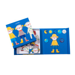 Jeu magnétique je m'habille - Les Popipop - Moulin Roty